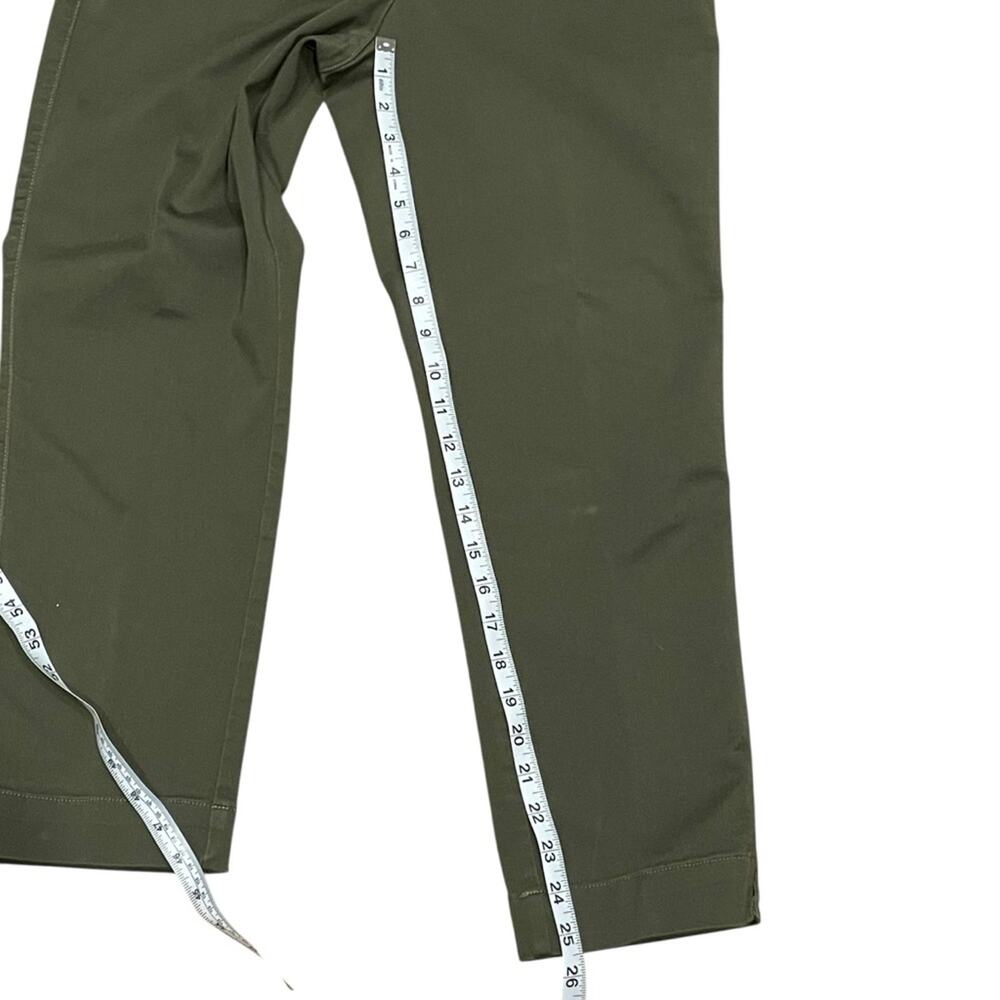 Violets & Roses Olive Green Mid Rise Ankle Pants size 8 - Picture 3 of 14